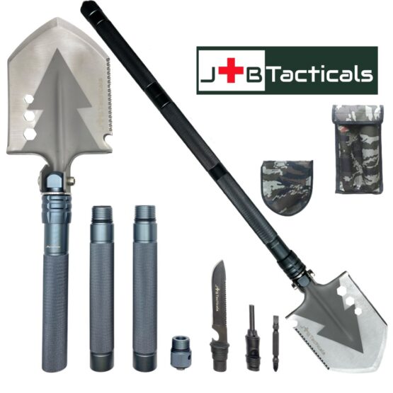 JB Tacticals taktinis kastuvas – išgyvenimo rinkinys 16in1