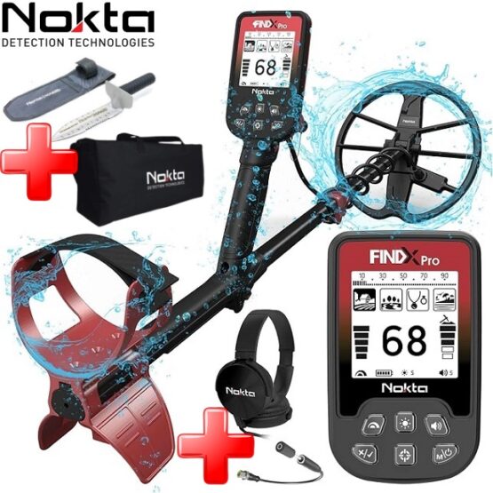 Nokta FindX Pro su priedais